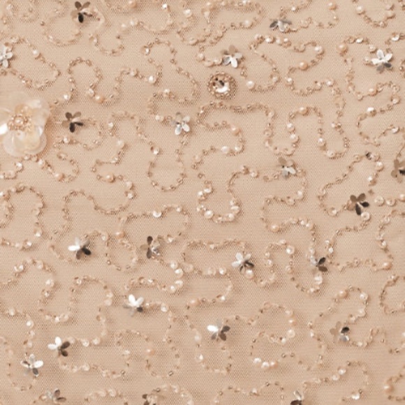 ADRIALLA PAPELL Petaluma Sequin Flower Dress - Picture 7 of 8